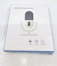  Wireless Mini Lavalier Lapel Microphone for iPhone,Android Phone(2 in 1) 