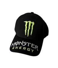 Monster Energy Fox Racing Green Claw Hat / Cap Adjustable Black NEW