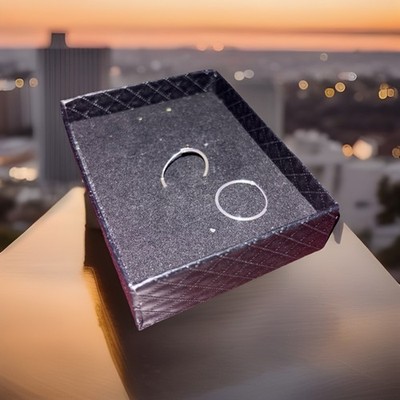 SS925 Round Silver Hoop Earrings