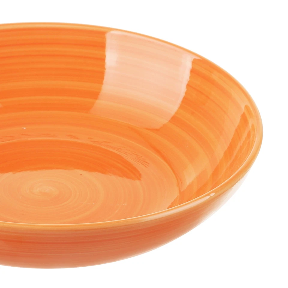 KASANOVA Servizio 18 piatti colorati arancioni in stoneware arancione Tavola - Immagine 3 di 4