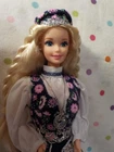 Mattel Vintage Norwegian "Barbie Doll"Blonde,Braids,DollsOfTheWorld,Shoes,Pretty