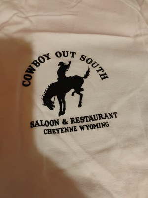 #ad I Partyed My But Off At The Cowboy Bar Cheyenne Wyoming Shirt Size Large $15.00