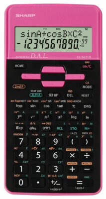 Sharp EL-531TH PK - Schulrechner - pink