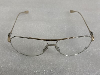 Chrome Hearts Stains IV SS/GP Eyeglasses Shiny Silver Gold