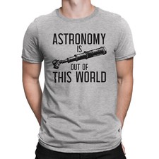 Mens  Astronomy Is out Of This World T-Shirt SOLAR SYSTEM Sun Moon Space Science