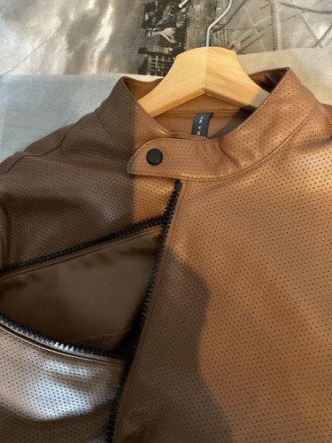 Men’s Zara Faux Leather Lightweight Jacket XL - Picture 6 of 7