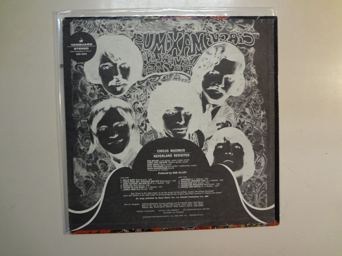 CIRCUS MAXIMUS:(w/Jerry Jeff Walker) Neverland Revisited CIRCUS MAXIMUS:(w/Jerry Jeff Walker) Neverland Revisited
