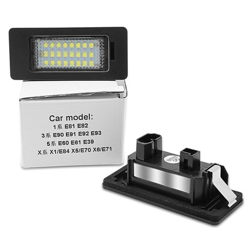 2pcs Error Free LED License Plate Light Bulb For BMW E90 E92 E39 E60 E61 M5 E70 - Picture 17 of 17