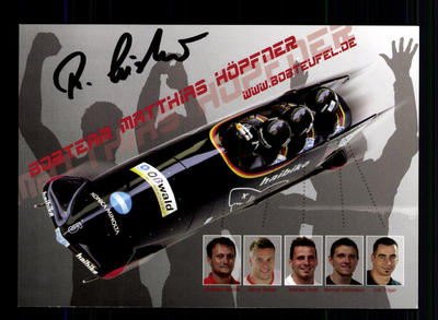 Ronny Listner Autogrammkarte Original Signiert Bobfahren+A 123853