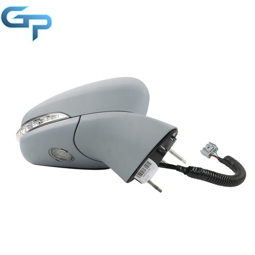 Right Side Power Mirror For 2013-2014 Ford Fusion Manual Fold Heated Paintable - Picture 7 of 17
