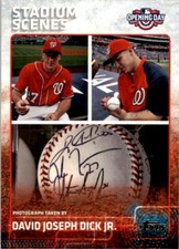 2015 Topps Opening Day Stadium Scenes David Joseph Dick Jr. Nationals #STA-DD