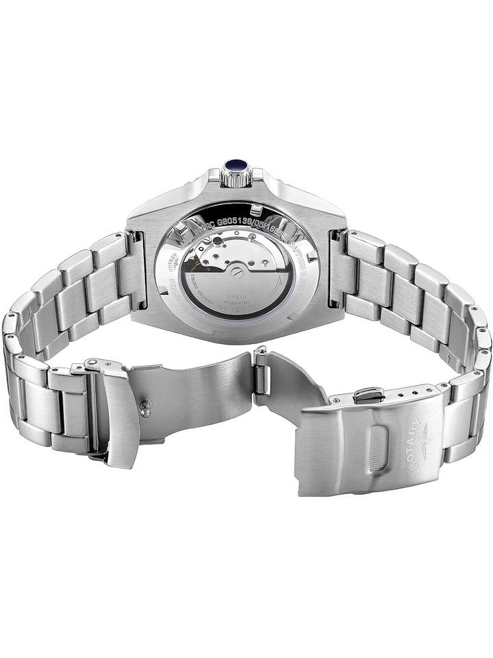 Rotary GB05136/05 Henley Automatico Orologio Uomo 42mm 10ATM - Immagine 4 di 4