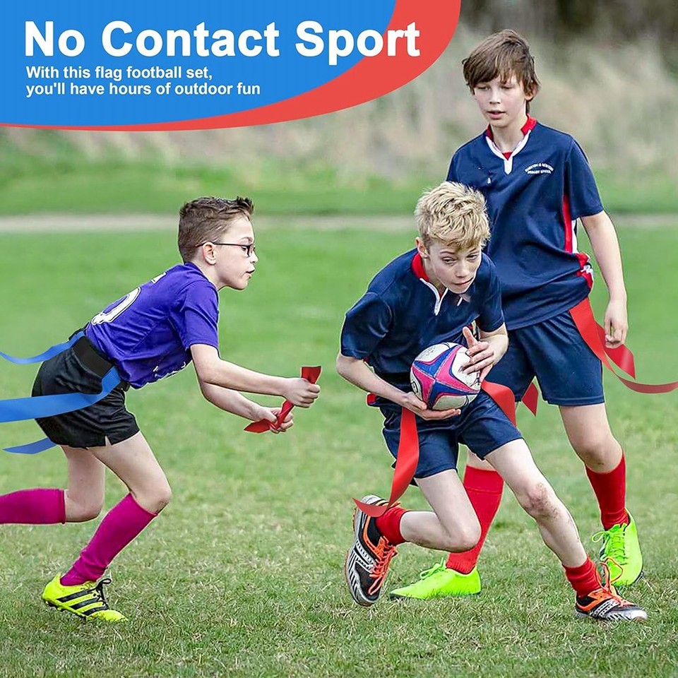 Flag Football Belt Youth Touchdown Game Capture the Flag Streamer4645