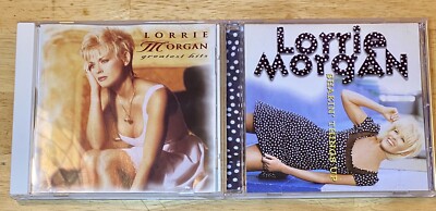 Lot Of 2 LORRIE MORGAN CDS - Greatest Hits, Shakin' Things Up  VG