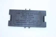 1989 Electronic Talking Battleship Battery Cover Replacement Part, Black, MB