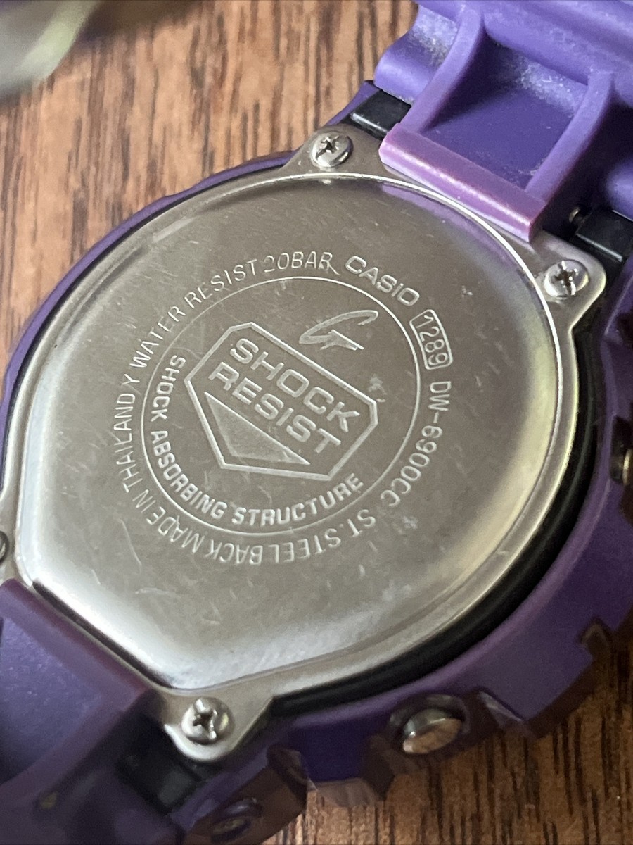 Casio G-Shock DW-6900CC Purple Crazy Color Limited Ed Casio G-Shock DW-6900CC Purple Crazy Color Limited Ed