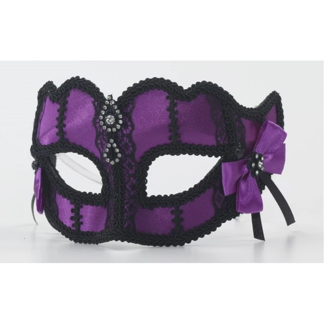 Glass Mardi Gras Costume Masks & Eye Masks