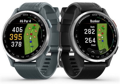 Garmin Approach S44 Golf GPS Golf Watch with PinPointer, AMOLED Display ...