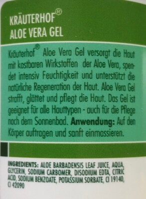 reformhaus aloe vera saft Santaverde
