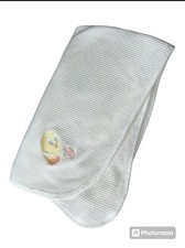 Vtg 2000 Baby Looney Tunes Thermal Waffle Blanket Lovey Tweety