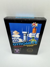 Gyromite - Nintendo NES - Complete In Box CIB Hangtab 5 Screw Near Mint!