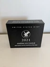 2021-W Burnished Uncirculated American Silver Eagle Type 2 Coin OGP/COA (21EGN)