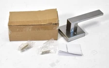 Probrico Dummy Door Lever Non Turning Half Satin Polished Stainless Steel