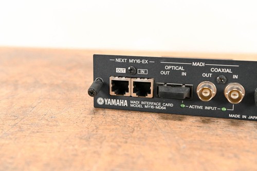 Yamaha MY16-MD64 16-Channel MADI Interface Card CG01NEA - Picture 3 of 14
