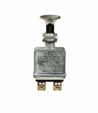 Pollak 35-306 Push-Pull Switch- 75 Amp- Chrome Knob  (35-406) ( Pack of 1)