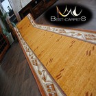 Runner Rugs, MODERN gold, NON-slip, Stairs Width 67cm-100cm extra long