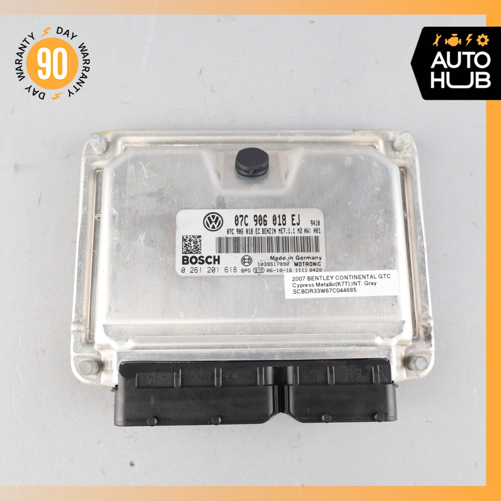 2007 Bentley Continental GTC GT 6.0L W12 Engine Control Module ECU OEM