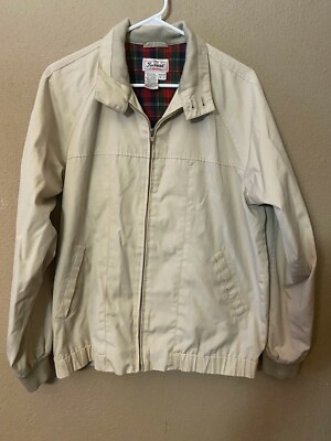 TITLEIST Collection Golf Collared Zip Jacket Plaid Cotton