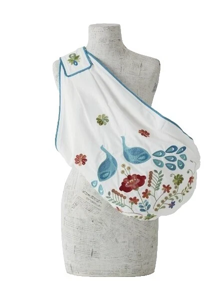 White Cotton baby carriers, Eslingas y mochilas