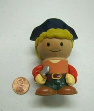 Play Town Learning Curve Figure Blonde Pirate W/ Sword For Boat Wooden Toy