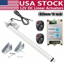1500N 18"  Linear Actuator 330lbs 12V Motor &Wireless Control Kit &Brackets