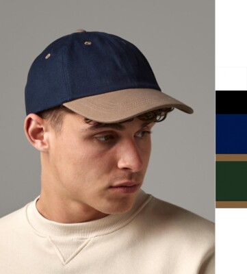 3 Stück Set Beechfield Herren Cap Low Profile Heavy Brushed Baumwolle Mütze B57 