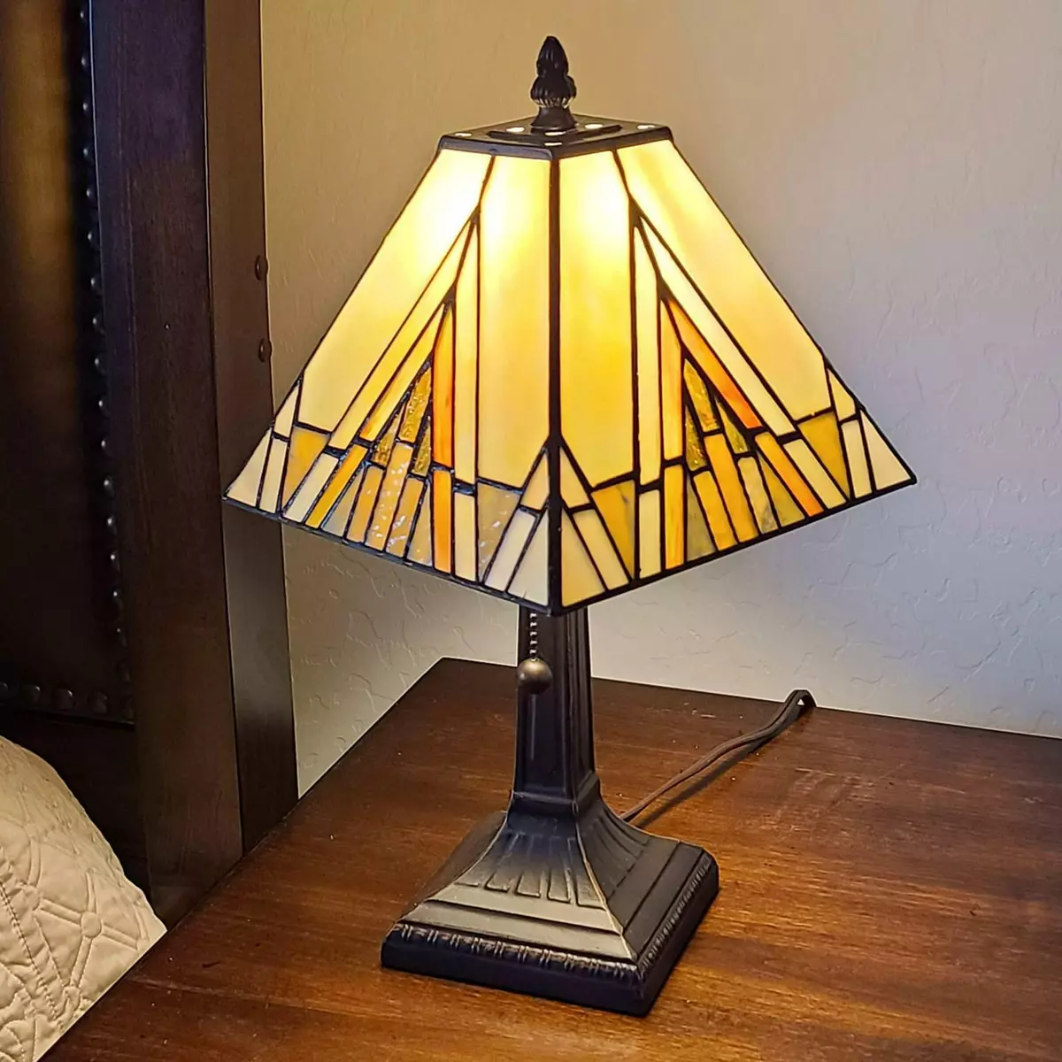 Mission stained glass online lamps
