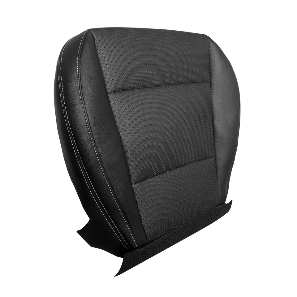 For Subaru Outback 2015-2019 Driver Perforated Leather Bottom Seat Cover Black - Image 2 of 4