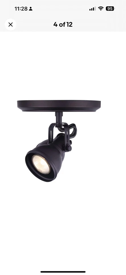 Canarm ICW622A0210 Bronze Polo 2-Light 8"W Accent Light Or Wall Sconce - Image 3 of 4