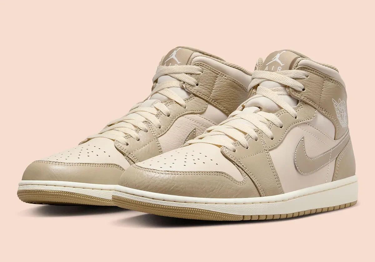 Nike Air Jordan 1 Mid Shoes 'Legend Light Brown' HF4830-203 Men's