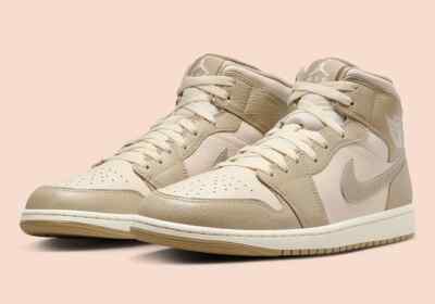 Nike Air Jordan 1 Mid Shoes 'Legend Light Brown' HF4830-203 Men's