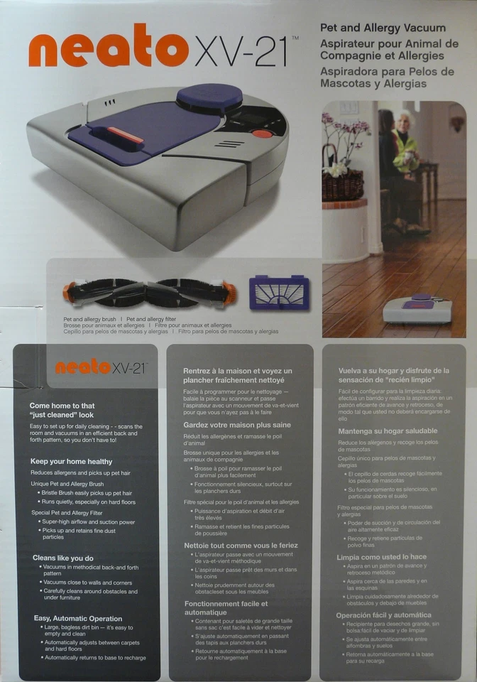 NEATO XV-21 Pet & Allergy Automatic Vacuum Cleaner... NEW! - Image 2 of 4