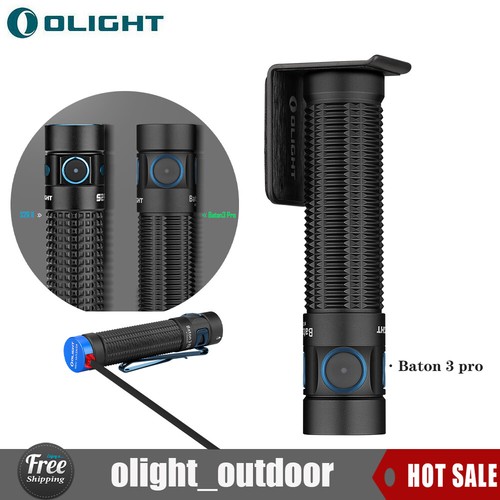 Olight Baton 3 Pro 1500 lumens Rechargeable Flashlight 18650 EDC Torch CW LED - Picture 2 of 12