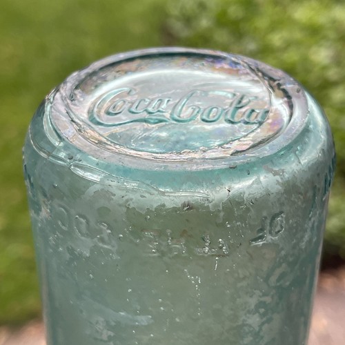 Coca-Cola Canada Aqua Blue Coke Flasche Antik um 1900 seltene Bodenschrift - Bild 12 von 15