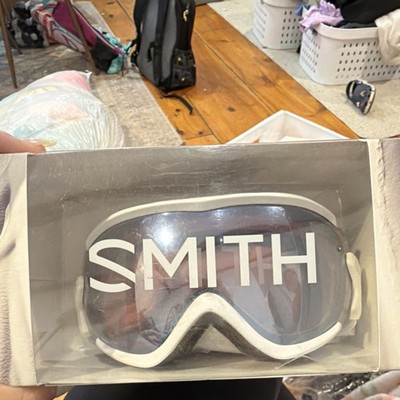 Smith Virtue Women's Ski Goggles White Eclipse Anti-Fog Mirrored S2 Small Fit
