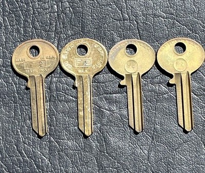 Key Blank Curtis F-2 Jeco F2 1073 Lot of 4 Pieces for Fraim Locks 154E