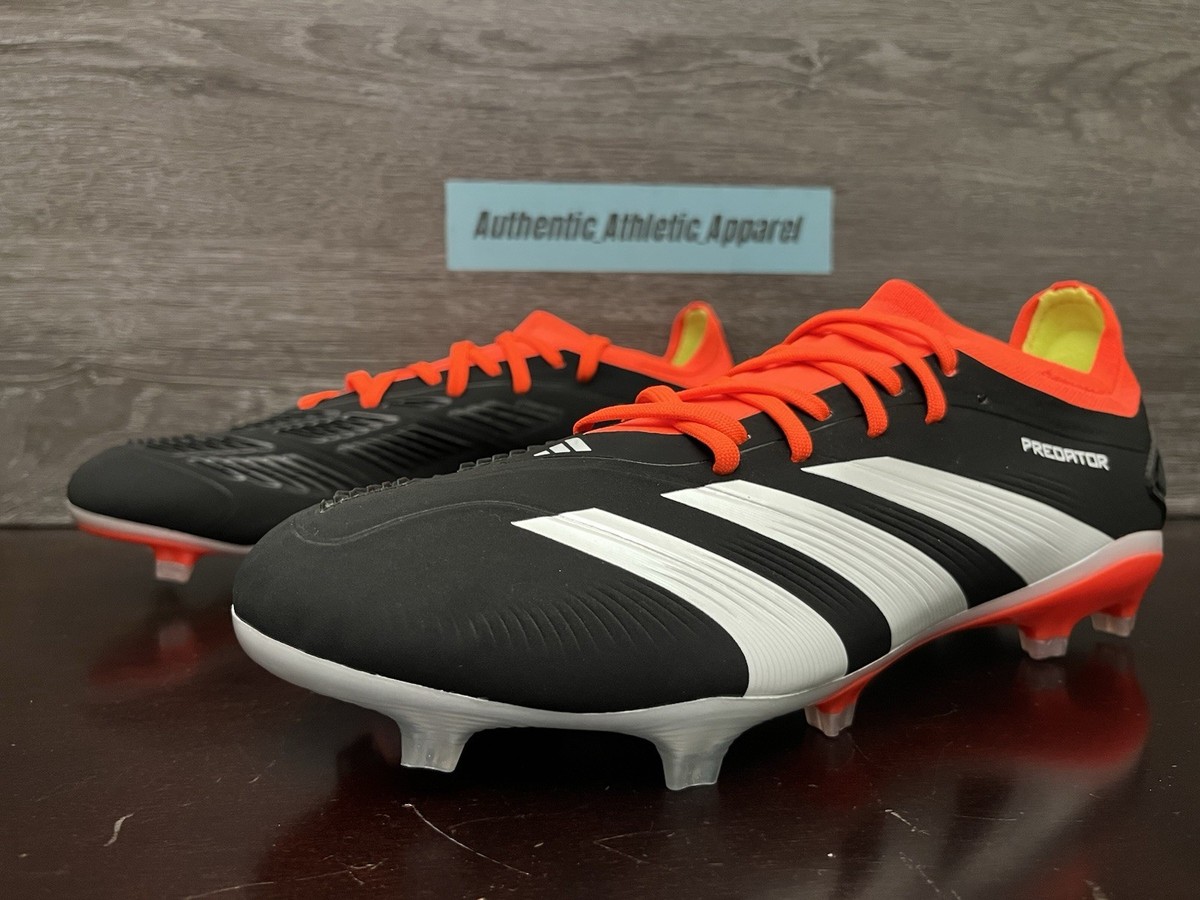 Adidas Predator Pro FG Soccer Cleats Black White Red Men's Size
