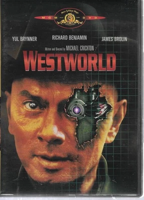 Westworld DVD MGM Widescreen Sci-Fi Yul Brynner Scratch Free w/booklet 1973 XLNT - Image 1 of 3