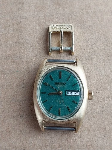 Vintage Seiko Women's Automatic Hi-Beat Gold Tone Day Date Watch 2706-7019