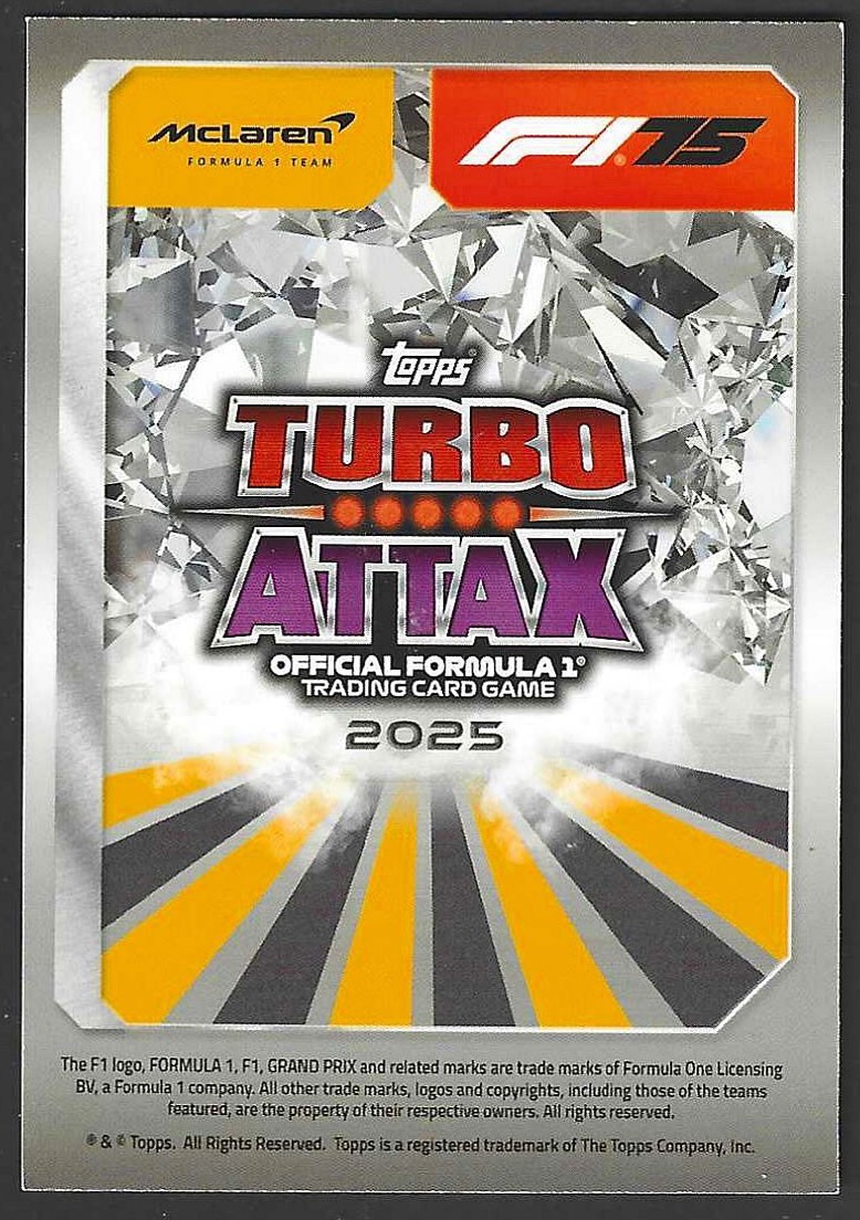 2025 Topps Turbo Attax #335 Oscar Piastri Supernova | eBay